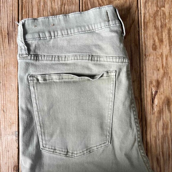 Madewell Women's 9" High Riser Skinny Green Jeans Size 28 Hipster - Picture 10 of 10